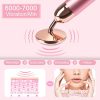 Upgrade 2 in 1 Vibrating Jade Facial Massager Roller