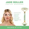 100% Natural Jade Face Roller/Anti Aging Jade Stone Massager