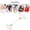 Jade Roller Massage, Anti Aging Wrinle Removal Manual Facial Massager