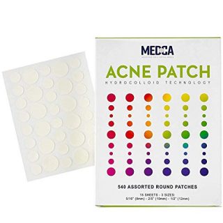 Acne Patches for Face - Hydrocolloid Bandages (540 Count) Pimple Patch