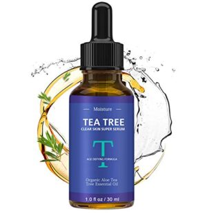 Tea Tree Oil Clear Skin Face Serum Acne Treatment Promote Collagen