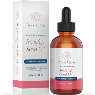 Rosehip Oil Organic Cold Pressed Moisturizer For Face Hair Skin Nails