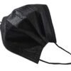 Black Face Mask,100pcs Disposable Masks Breathable 3 Layer
