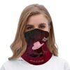 Neck Gaiter Cowgirl Boots Hat Butterfly Burgundy Personalized Case