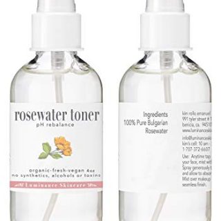 Luminance Skincare Rosewater Facial Toner | Organic | Vegan | No Alcohols