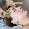 4 Pieces Jade Roller Facial Ridged Roller Kits Skin Roller