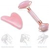 Real Jade Roller, Rose Quartz Roller and Gua Sha Massage Tool