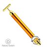 Glow with Every Pulse – 24K Gold Facial Massager for Lifted, Radiant Skin