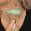 Skin Massage Roller"Jade Stone" for Face & Body: Facial Lines, Neck, Arms