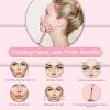 Upgrade 2 in 1 Vibrating Jade Facial Massager Roller