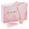 Real Jade Roller, Rose Quartz Roller and Gua Sha Massage Tool