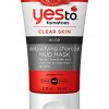 Yes To es Facial Mud Mask with Detoxifying Charcoal for Acne Prone Skin