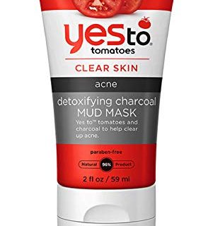 Yes To es Facial Mud Mask with Detoxifying Charcoal for Acne Prone Skin