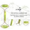 Face Facial Ice Jade Roller - 2 in 1 Set, 100% Natural