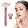 2-in-1 Electric Jade Roller Vibrating Facial Roller & Face Massager