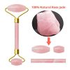 situ Jade Roller and Gua Sha Tools Set - Anti Aging Rose Quartz Roller Massager