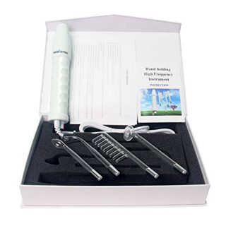 Portable Facial Machine for Skin Tightening, Acne, and Wrinkle Removal - Signstek High Frequency Face Wand for Puffy Eyes.