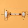 PIXNOR Jade Face Roller Portable Facial Massage Tool
