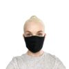 Cate & Levi - 100% Organic Cotton Black Face Masks For Adults