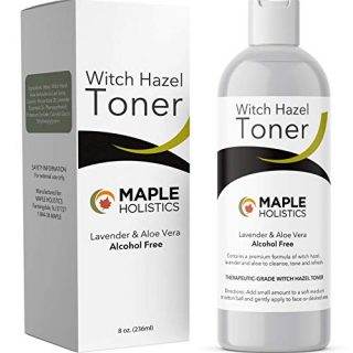 Pure Witch Hazel Toner for Face and Body Alcohol Free Therapeutic