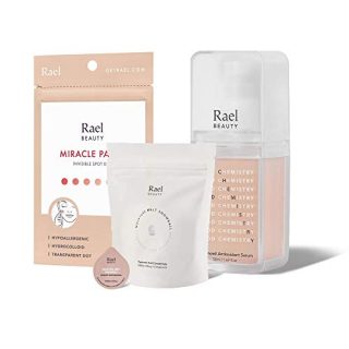 Rael Acne Pimple Healing Patch (24 Count) & Antioxidant Facial Serum