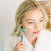 Jade Roller for Face - Face & Neck Massager for Skin Care