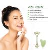 Jade Roller and Gua Sha Set - Jade Face Roller, 100% Natural Jade Stone Set