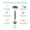 Jade Roller for Face - Face & Neck Massager for Skin Care