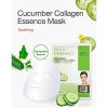 DERMAL Cucumber Collagen Essence Facial Mask Sheet 23g Pack of 10