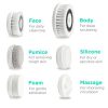 Fancii 7 in 1 Waterproof Electric Facial & Body Cleansing Brush Exfoliating Kit