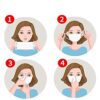 Multicolor Masks Disposable Women Pink Colors Mask Disposable