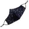 Washable Face Mask with Adjustable Ear Loops & Nose Wire