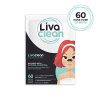 (60 Strips) Livaclean Charcoal Infused Blackhead Strips for Face, Nose