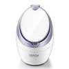 Okachi Gliya Nano Facial Steamer with HD Mirror for Home Spa and Skincare, featuring Nano-Steam Technology for deep hydration and pore cleaning. 