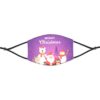 5 Pack Christmas Reusable Facial Protection Cover with Santa Claus Reindeer