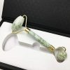 PIXNOR Jade Roller Natural Facial Jade Stone Set