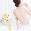 PIXNOR Jade Roller Natural Facial Jade Stone Quartz Roller Vibrating