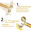 2-in-1 Gold Beauty Stick 24K Facial Face Massager, 3D Roller Electric
