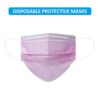 Disposable Face Mask 51 Packs Black/Grey/Pink