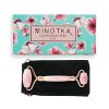 Rose Quartz Roller for Face: 100 Percent Natural Crystal, Rose Quartz Face Roller
