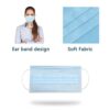 Olangda 50Pcs Disposable Face Masks with Elastic Earloop