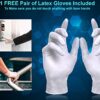 Ultra Protective Cloth Face Mask and Gloves Equipment, 3 Ply Protection