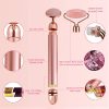 2-IN-1 Electric Jade Roller Facial Massager, Vibrating Face Roller