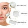 PIXNOR Jade Roller Natural Facial Jade Stone Quartz Facial Roller