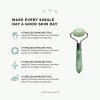 Tao Radiance Anti Aging Best 100% Real Jade Roller for Face, Neck