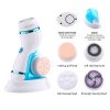 Facial Cleansing Brush, Rechargeable Electric Rotating Face Scrubber