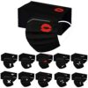 50PC Black Disposable Face Mask For Adults With Designs Cute
