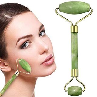 OTTF 100 Natural Jade Face Roller/Anti Aging Jade Stone Massager