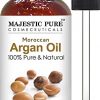 Majestic Pure Moroccan Argan Oil for Hair, Face, Nails, Beard & Cuticles