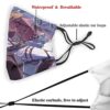 Cloth Mouth Mask with Replaceable Filters Activated Carbon Mask